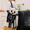 Y2K Novelty Cute Plush Backpack Cool Gothic Knapsack Harajuku Girl Street Personality Backpacks Fashion Women's Travel Rucksacks