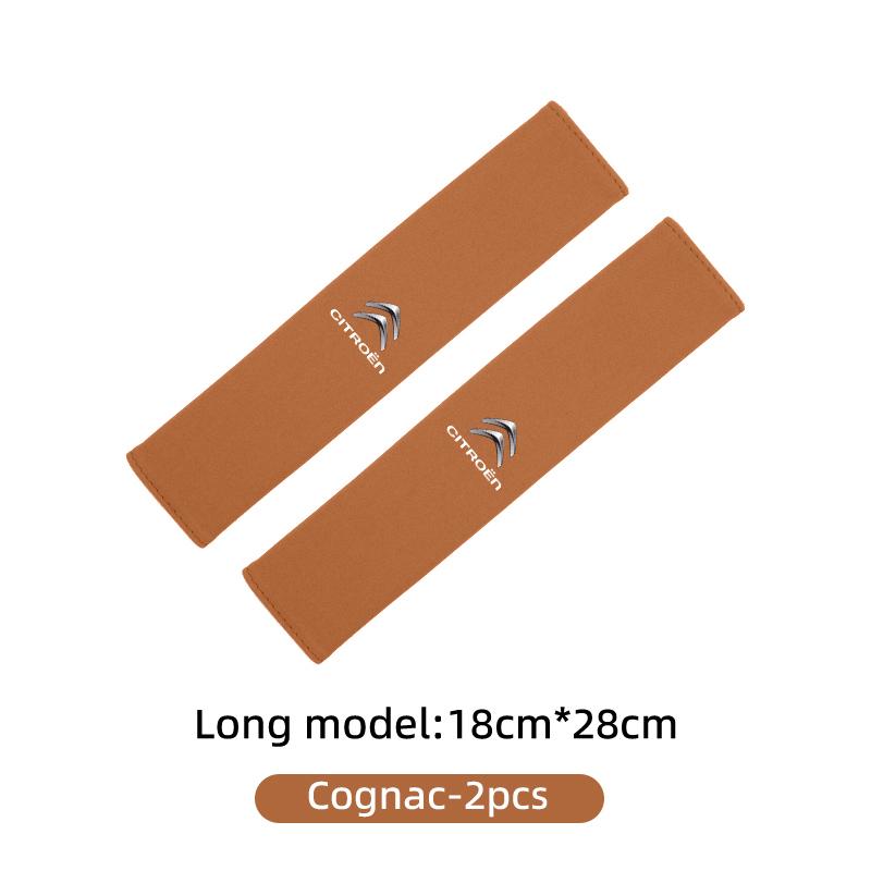 Suede Car Styling Seat Belt Shoulder Protective Cover Accessories For Citroen C4 C3 C5 C1 C2 C6 VTS C4L DS3 DS4 DS5 Grand