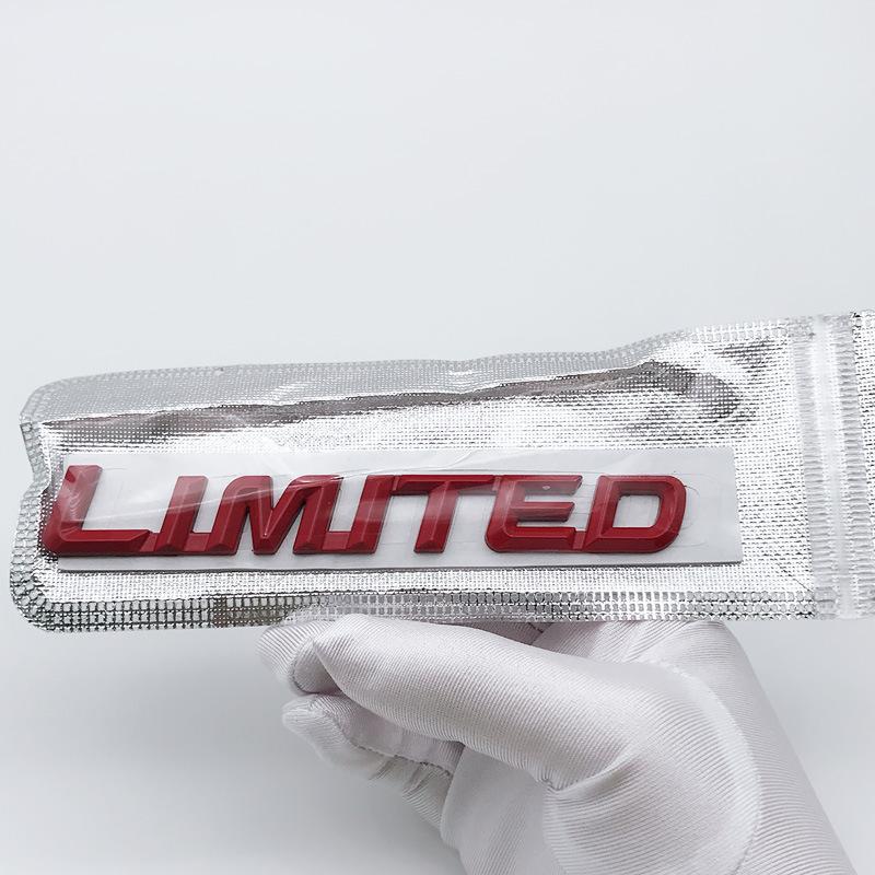 LIMITED Metal Word Mark Grand Cherokee Four-wheel Drive Tail Mark Car Personalized Modification Car Sticker One-piece Modification Car Mark