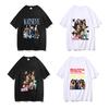 Katseye Graphic Short Sleeve T Shirt Kpop EYEKONS Fan Merch For Women Y2K Oversized Streetwear Summer Casual Top Tee