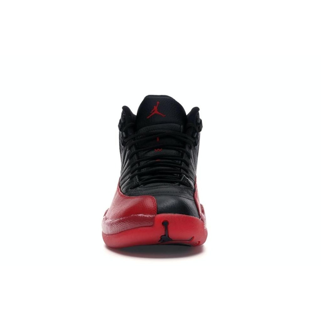 Air Jordan 12 Retro Flu Game 2016 Men Sneakers Black Black Varsity-red 130690-002