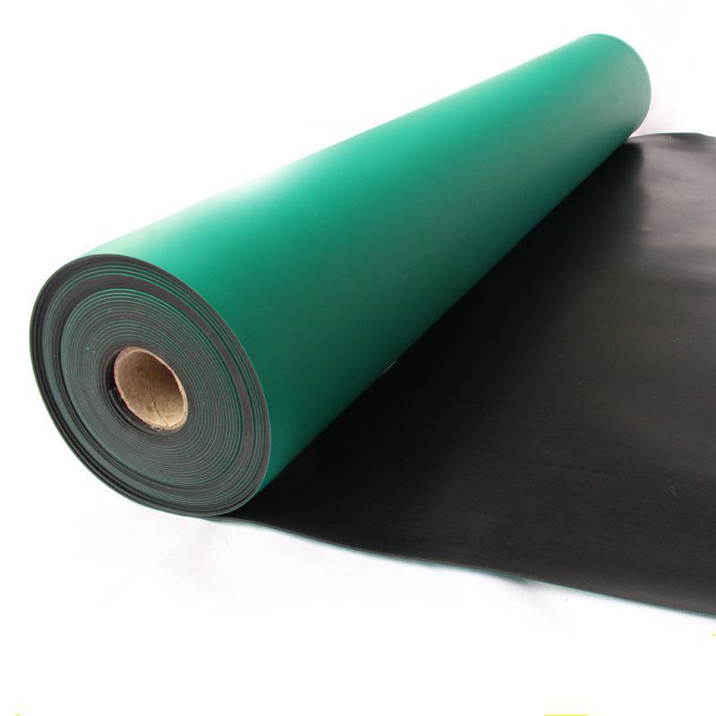 Green Anti-Static Non-Slip High-Temperature Resistant Rubber Workbench Mat