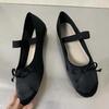 Fashion 2024 Ladies Ballet Flats Women Lolita Shoes Casual Footwear New In Fashion Round Toe Elegant Butterfly-knot Female Flats Shoes