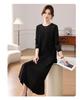 Stylish Midlife Women's Chic Chinese Spring 2026 Two-Piece Skirt and Top Set