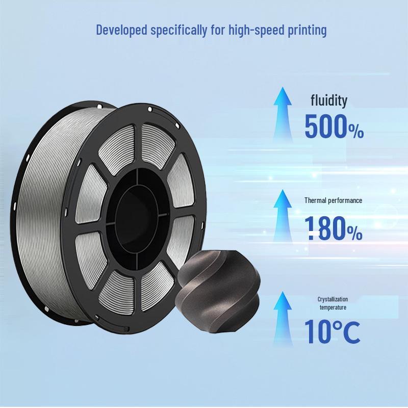 Koledi 1.75mm PETG Metal Filament, 1KG, High-Speed, Neat Winding, Multi-Color 3D Printing