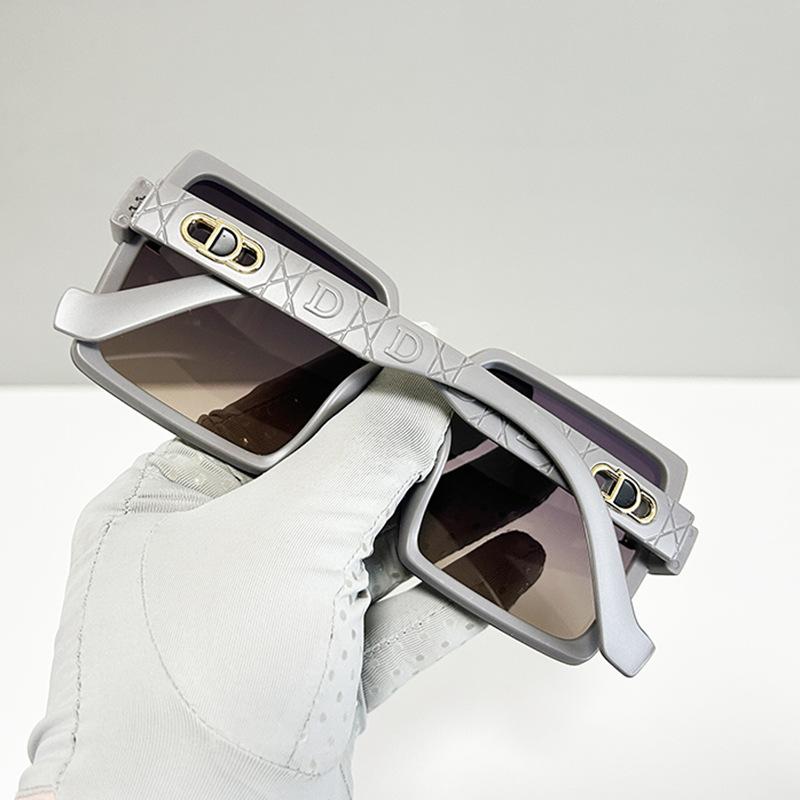 Sunglasses Female Letter D Trend Personalized Street Shot Sunglasses Uv Protection