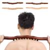 Portable Full Body Massager Wood Massage Roller Stick for Deep Tissue Massage and Body Sculpting with 8/10 Beads