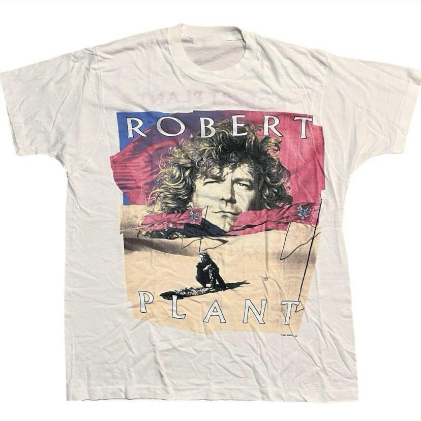 

Robert Plant Album Unisex White T-Shirt All Size S To 5XL UB626 S