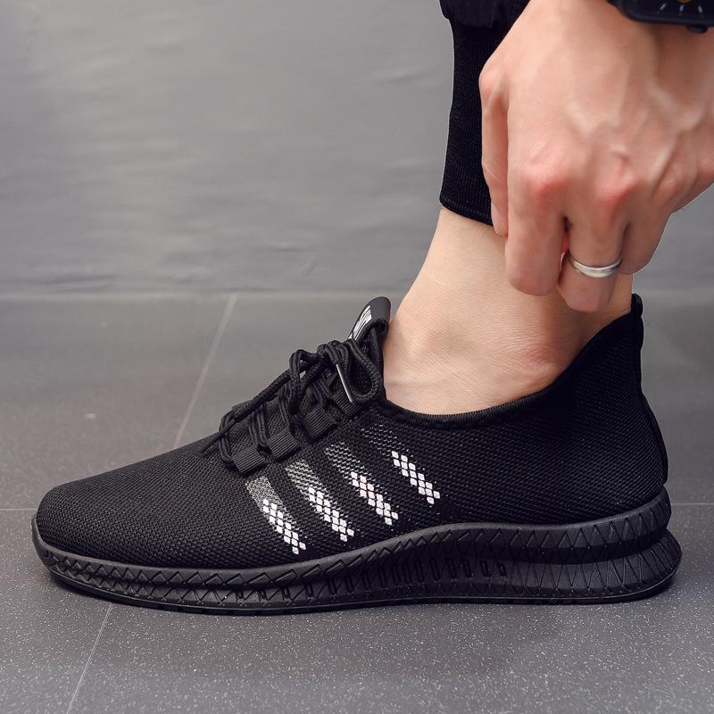 Spring, summer and autumn new men's Korean version versatile foreign trade men's shoes sports running shoes old Beijing board shoes cloth shoes cas