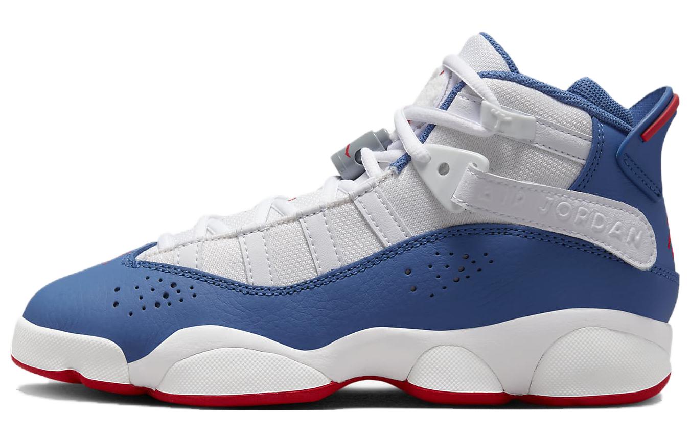 

Air Jordan 6 Rings White True Blue GS 323419-140 38.5