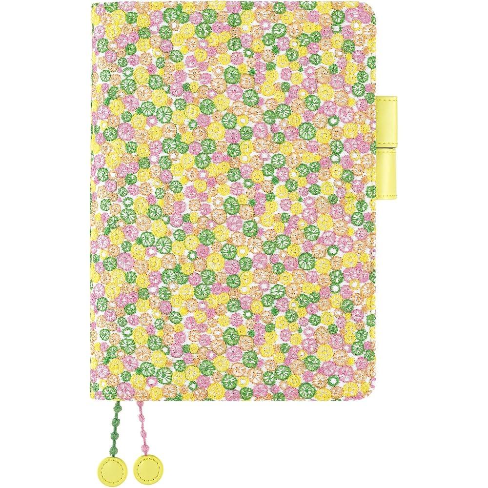 Hobonichi Notebook Cousin (A5) Notebook Cover Mina Perhonen/Skyful (yellow)
