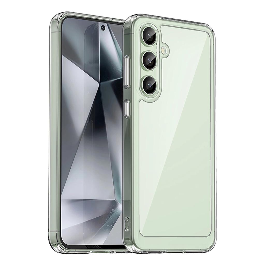 Etui Silikonowe Outer Space Case Z Żelową Ramką Do Samsung Galaxy S24 Fe - Przezroczyste