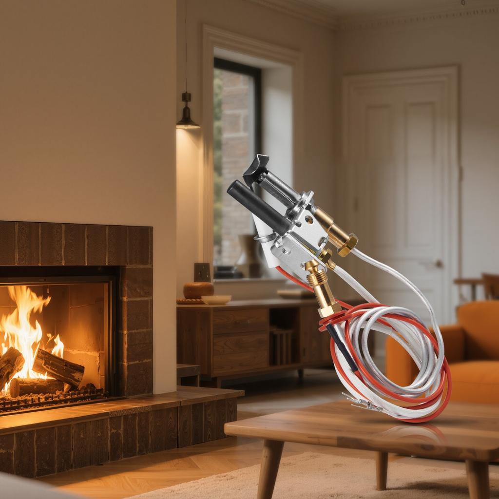 VEVOR Gas Pilot Assembly, OE 446-512A, HSRV 446-512A, SRV 446-512A Fireplace Gas Pilot Assembly Kit, Natural Gas Ignition Replacement