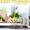 Mashing Function 2-in-1 Garlic Press Manual Type Vegetable Squeezer Garlic Slicer  Kitchen Use