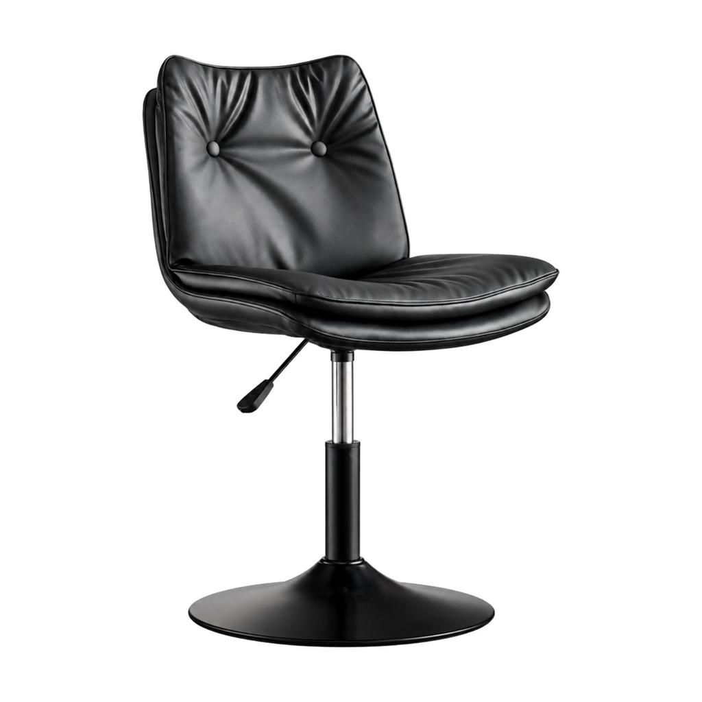 Adjustable Bar Seat Metal Sponge Padded Bucket Stool with Backrest for Kitchen