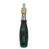 Professional Ratcheting Screwdriver Kit 10 Interchangeable Heads Carbon Steel Construction Ergonomic Grip Design