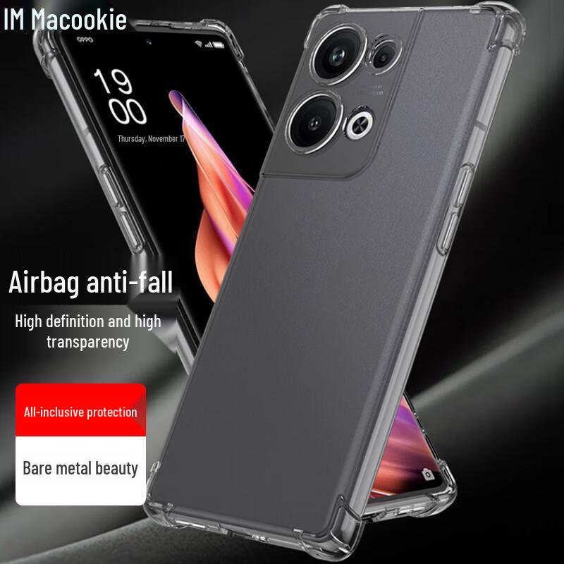 MAIKUQI OPPO Reno-serien Genomskinligt TPU Stötsäkert Fodral