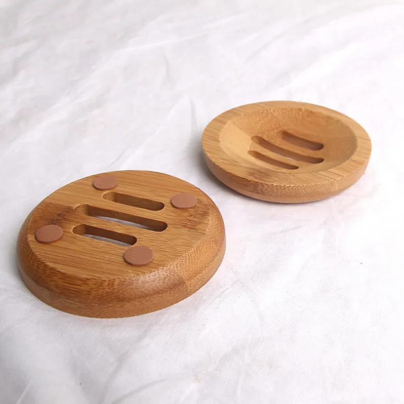 

Круглая мыльница из бамбука, тарелка ручной работы, круглая мини-сушилка, креативная защита окружающей среды, натуральный бамбуковый держатель для мыла YA058 #1