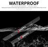 4pcs Universal Real Carbon Fiber+Rubber Car Door Scuff Sill Cover Step Protector