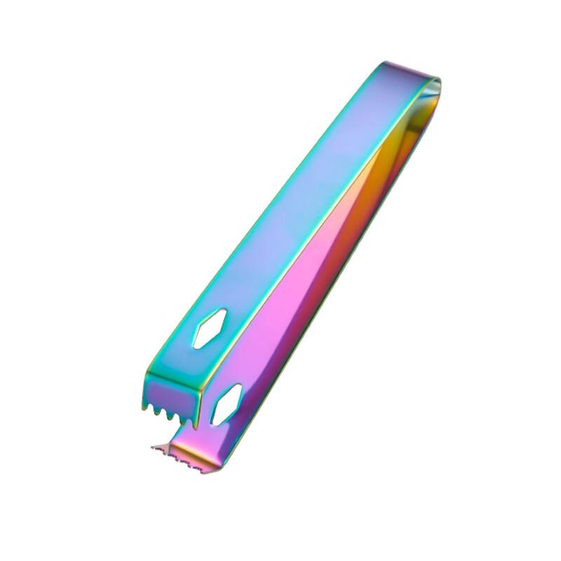 Zhishi 304 Stainless Steel Square Ice Tongs Set