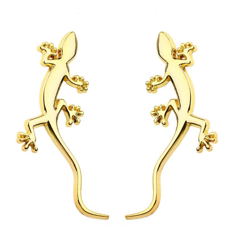 3D Geckoes Metal Scooters Car Decals Badge Emblems Stickers Pack Of 2 For Creative And Individualized Vehicle Decoration