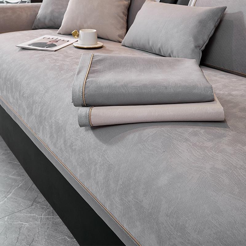 

Cool Light Luxury Sofa Cushion Universal In All Seasons, High-End Non-Slip Cover Cloth Towel New Cover Summer Mat 70*70cm