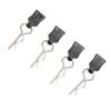 RC Car Body Clip Pin with Pull Tabs Easy to Install RC Car Shell Clip R Pin for 124008 124010 124006 144016 144018