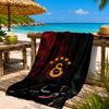 Galatasaray Football Club Crest Beach Towel, Quick-drying, Easy to Care for, Suitable for Both Fitness and Beach Vacations,Sports Essential