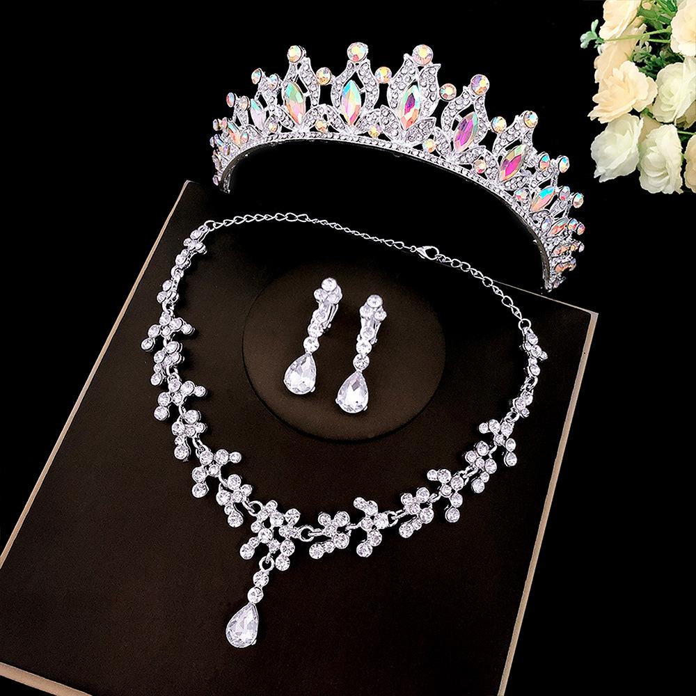 Fashion Crown Headband Alloy Photo Crown Headband Bridal Headwear Wedding Hair Accessories Birthday Party Accessories