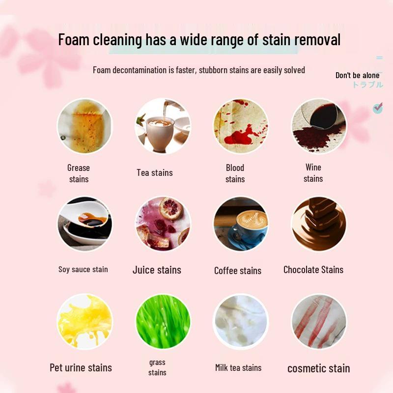 Multipurpose Bubble Cleaner for Shoes, Socks, Mattresses, and Household Items: Stain Remover & Dry Cleaning Solution