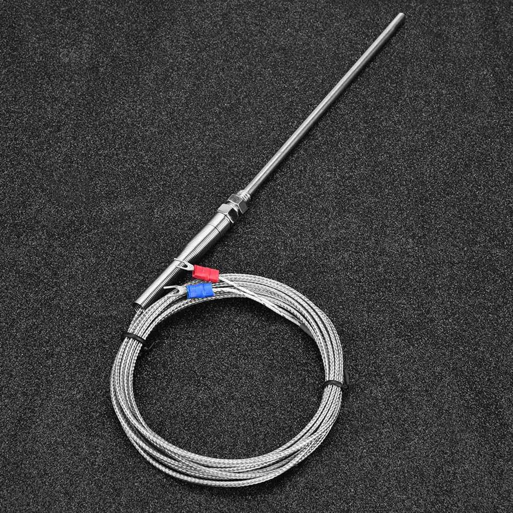 M8 Thread Type K Thermocouple 150mm Probe Temperature Sensor Wire 0-400 celsius (1 m)