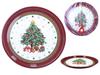 Non-slip Round Christmas Tray Serving Stand