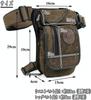 E bolsa de perna, ombro e cintura para Bolsa Multifuncional, repelente à água, resistente ao desgaste, bolsa, motocicletas.