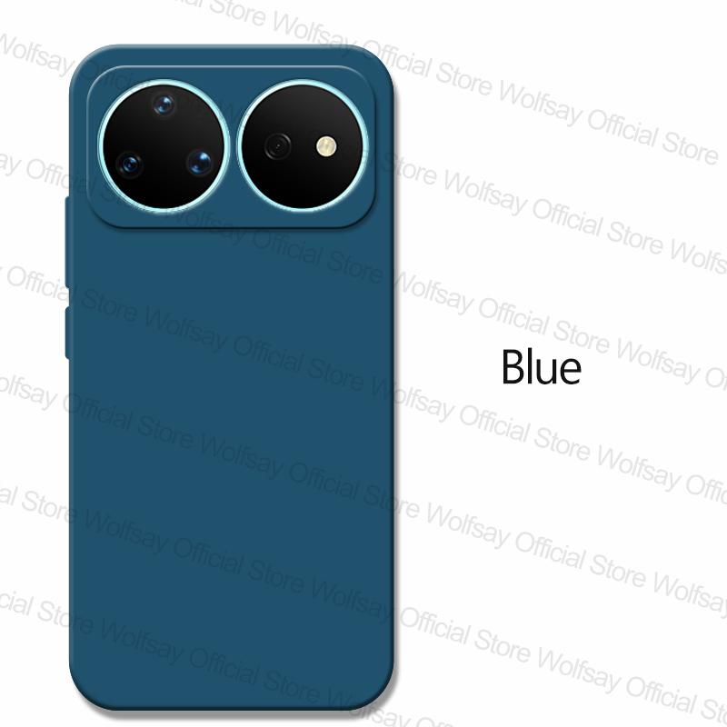 For Huawei Nova 16 Pro Case Liquid Silicone Cases Huawei Nova 16 Nova 16 Pro Nova 16 Ultra Cover Bumper Shockproof Phone Cover Huawei nova 16 синий