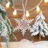 Acrylic Hanging Decorations Christmas Snowflake Decoration Holiday Decorations Light Reflecting Decorations Acrylic Snowflake