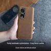 Honor 20 Cowhide Leather Half-Cover Protective Case for Honor 20 Pro and Youth Edition