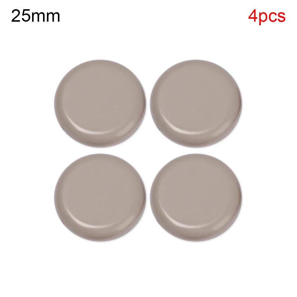 4Pcs Self-Adhesive Furniture Moving Slide Pad Round Square Wear-resisting Anti Noisy Chair Leg Slider Pads Floor Protector