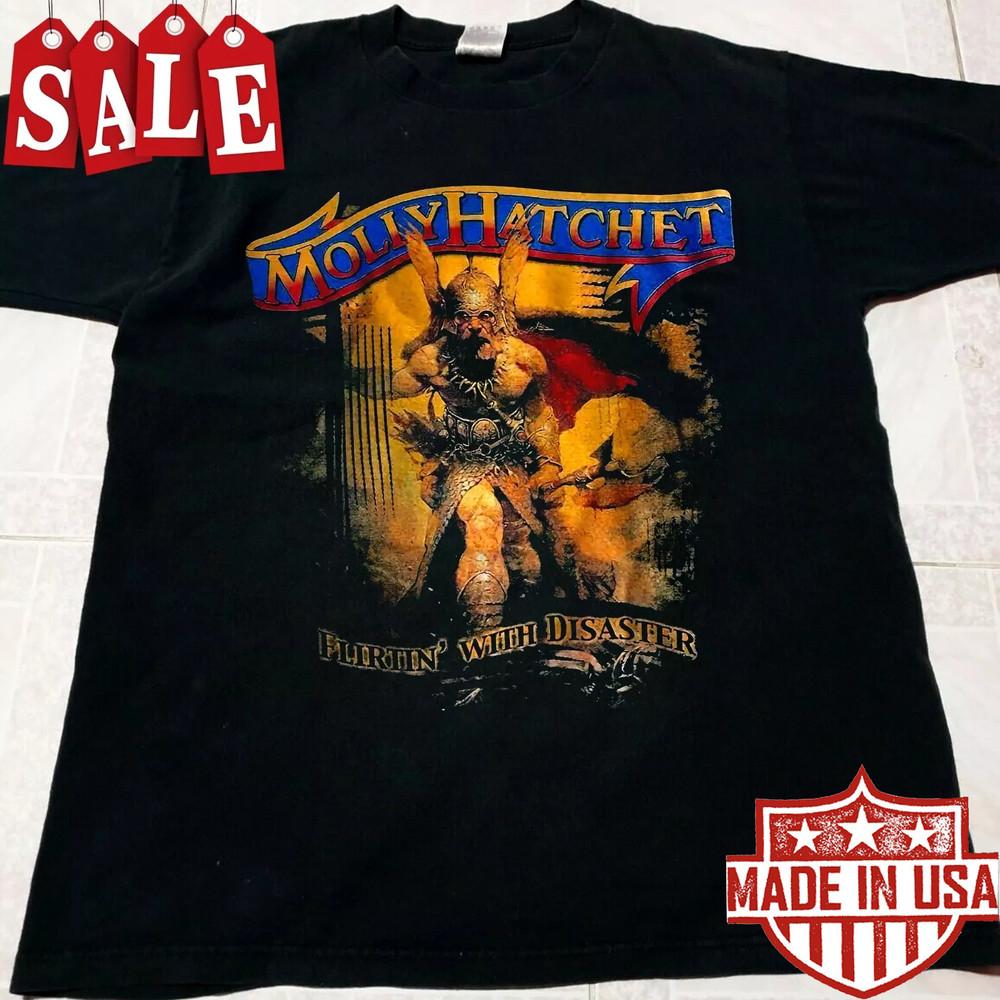 Vintage Molly Hatchet Koncert Unisex S-235XL Koszulka Unisex Koszulka