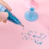 Caneta de pintura de diamante, precisa, perfuração mais rápida, caneta de perfuração em formato de vaso de flores de plástico para artesanato
