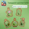 Garrafas de Amostra Transparentes DIY Feitas à Mão para Pintura e Arte ao Ar Livre Infantil