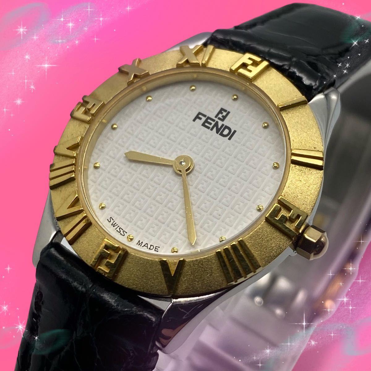 Used [Good Condition] Fendi Ladies Watch 2000L Roman Waterproof Quartz