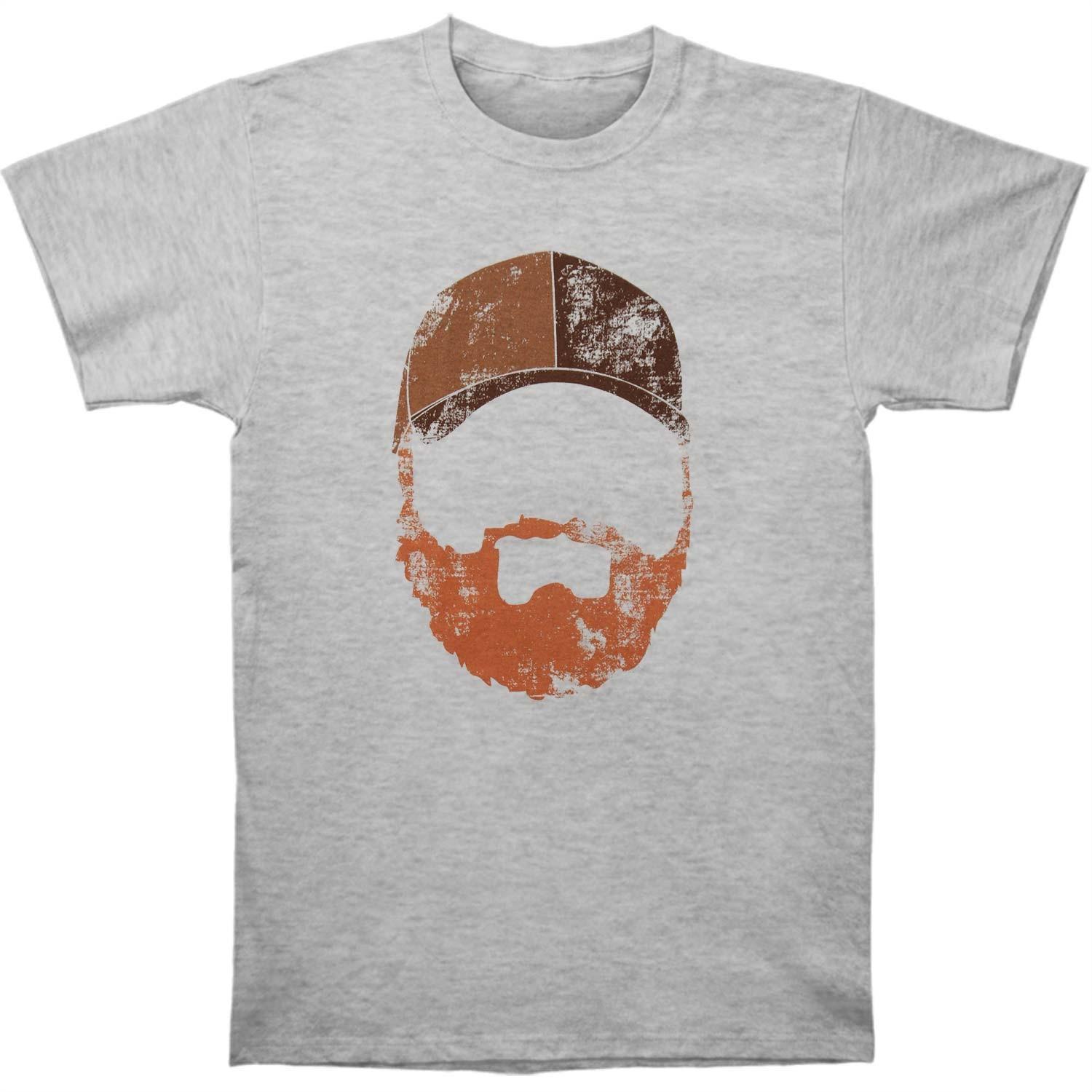 Men s Eric Paslay Beard T-shirt Large Grey S