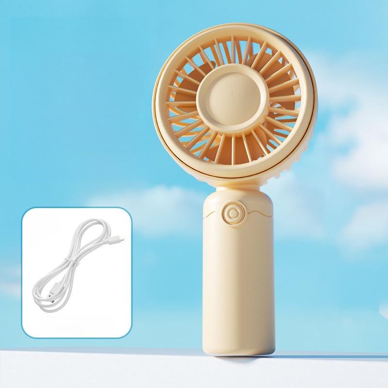 Mini Portable Fan USB Rechargeable Handheld Fan Creative Gift For Men Women Travel Walking Cooling