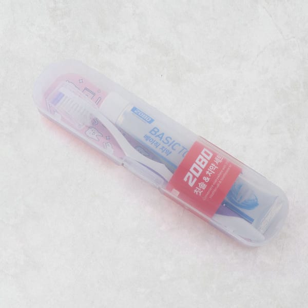 2080 Toothpaste Toothbrush Portable Set