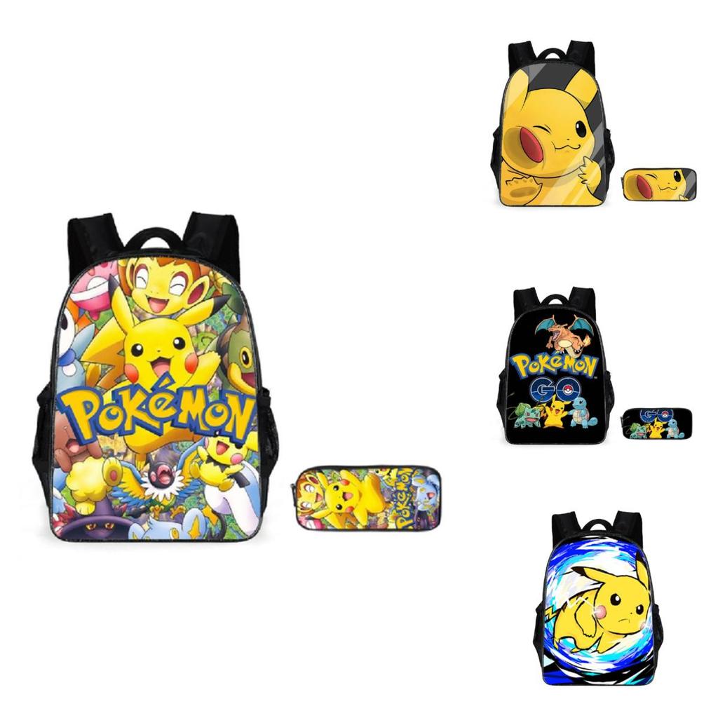 Lightweight Pokemon Backpack Perfect For Boys And Girls With Multiple Compartments