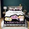 Exquisites Cartoon L-Lankybox Bettbezug Kissenbezug Bettwäsche Set 2/3-teiliges Set Kinder Junge Mädchen Einzel-/Doppel-/Queensize