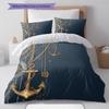 Cartoon Pattern Bedding Quilt Set Quilt Cover Pillowcase Home Decoration Birthday Gift (1 * Duvet Cover + 2 * Pillowcase, Without Core)
