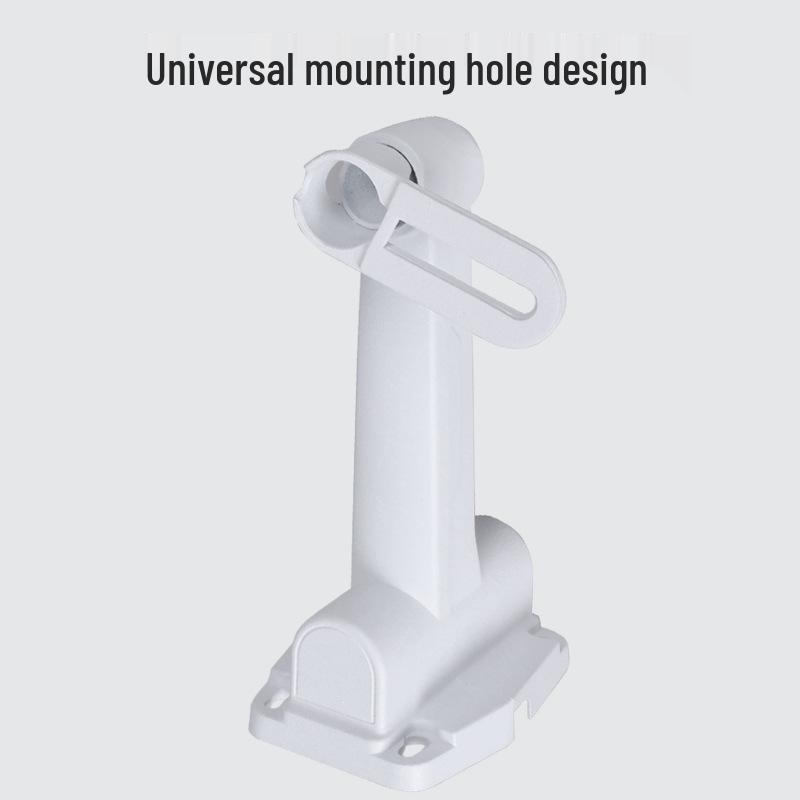 Universal Wall/Swivel Mount for Security Cameras - Aluminum Alloy, Cable Concealing, Indoor/Outdoor Use