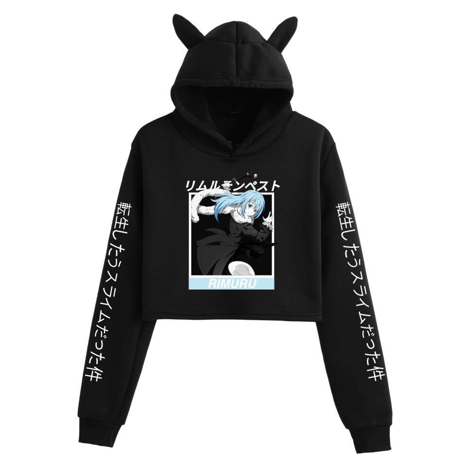 New Women's Cat Ear Hoodie: Reincarnated as a Slime Design