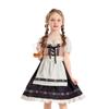 Abito Tradizionale Bavarese da Bambina Costume Oktoberfest Vestito Folk Tedesco per Bambini Abito da Esibizione per Bambini con Grembiule e Dettagli Ricamati